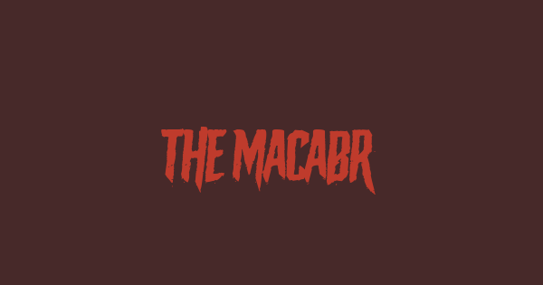 The Macabre font thumb